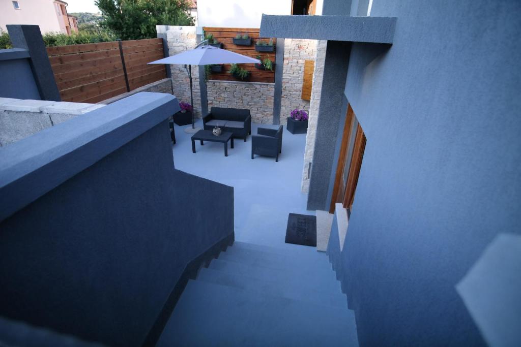 Balkón nebo terasa v ubytování Apartments Hedona