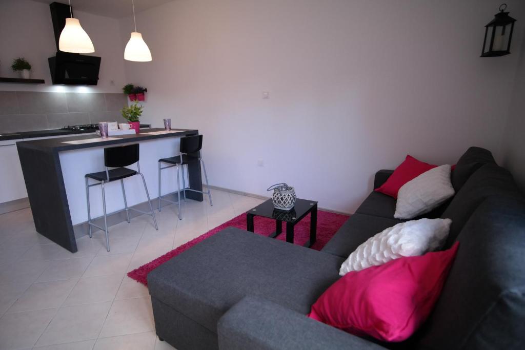 Posezení v ubytování Apartments Hedona