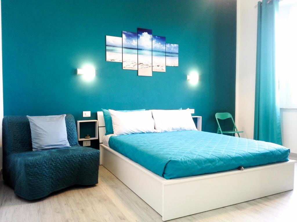 Postel nebo postele na pokoji v ubytování Le Stelle di Martina- Affittacamere -