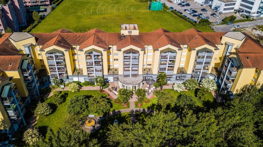 Budova, kde se aparthotel nachází