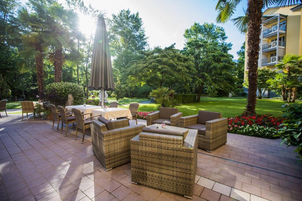 Zahrada ubytování Tertianum Residenza Al Lido - Appartements & Restaurant