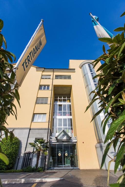 Budova, kde se aparthotel nachází
