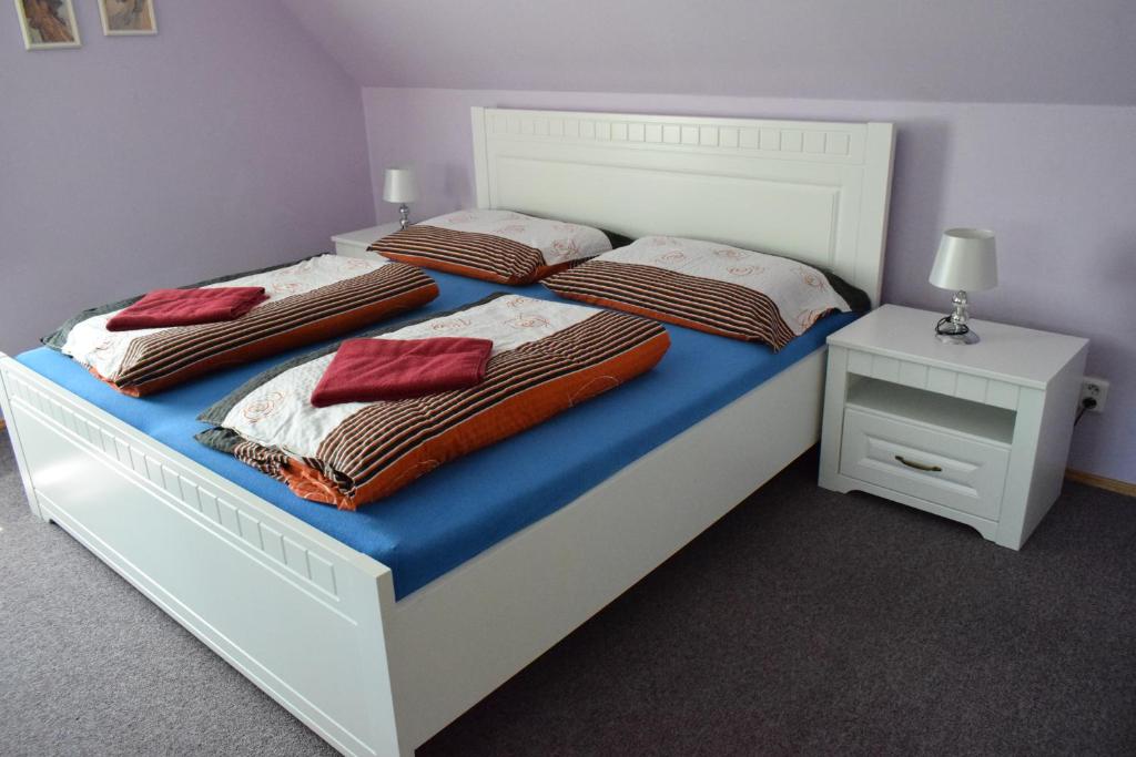 Letto o letti in una camera di Penzion Sv. Duch