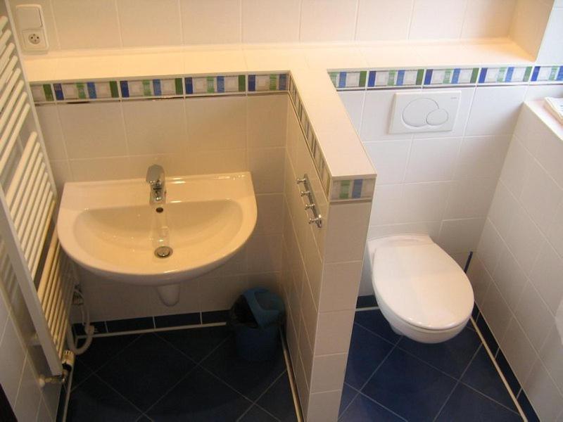 Koupelna v ubytování Pension Apartment Granit