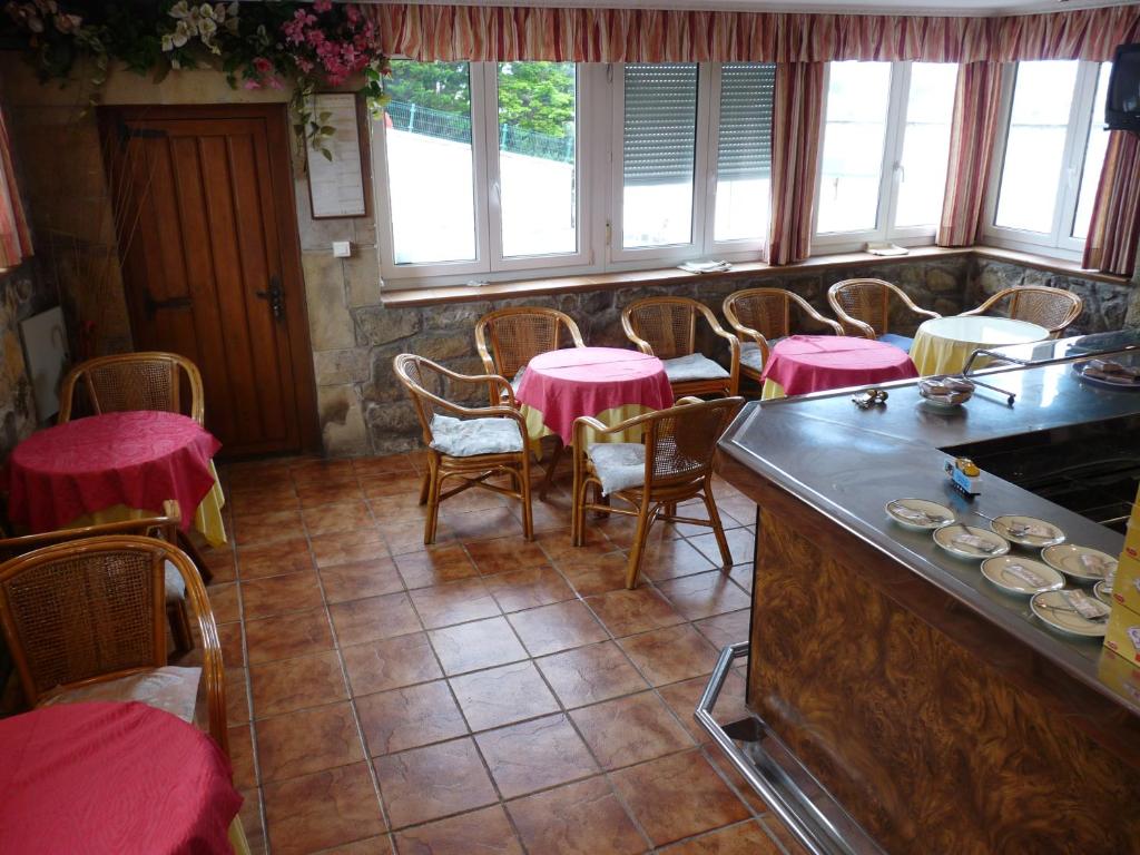 A seating area at Hospedaje Roiz