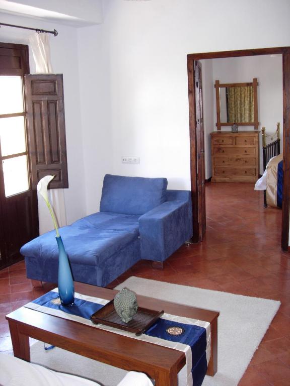 Posezení v ubytování Lirio Azul Casa Rural