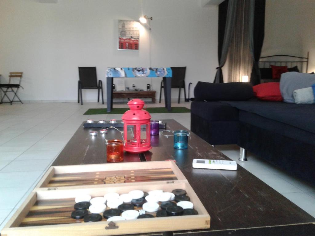 Posedenie v ubytovaní STUDIO POSEIDONIA apartment 75sqm CORINTH CANAL