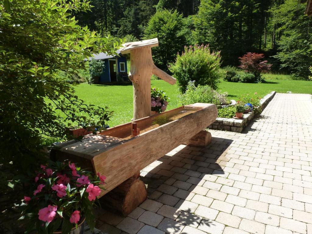 Zahrada ubytování Pension Waldklause, Doppelzimmer mit Balkon, Dusche, WC