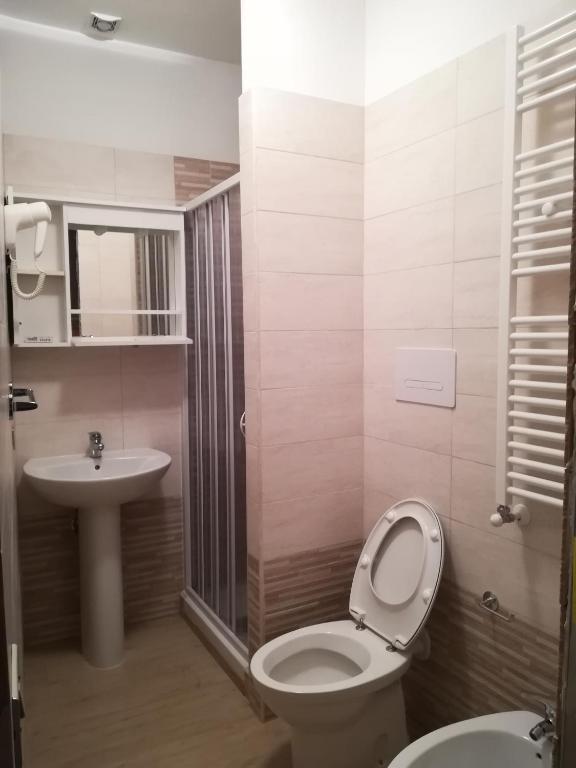 Koupelna v ubytování B&B Belvedere