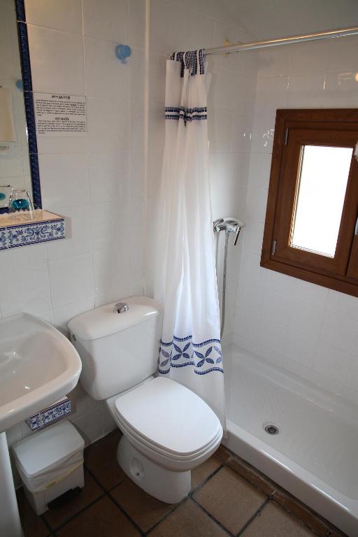 Kúpeľňa v ubytovaní Hostal la posada de Zocodover