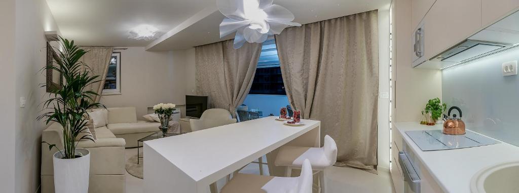 Posezení v ubytování LevelUp Apartment Split
