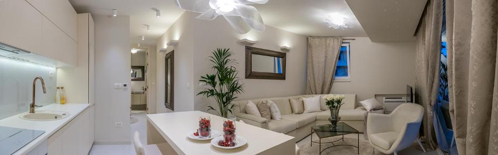 Posezení v ubytování LevelUp Apartment Split