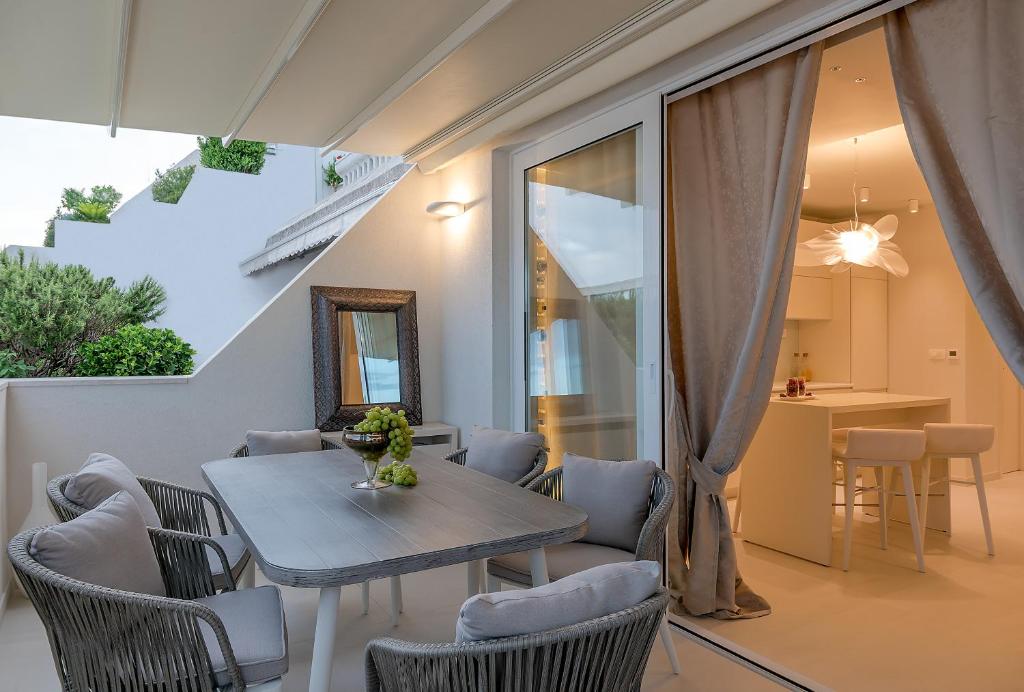 Posezení v ubytování LevelUp Apartment Split