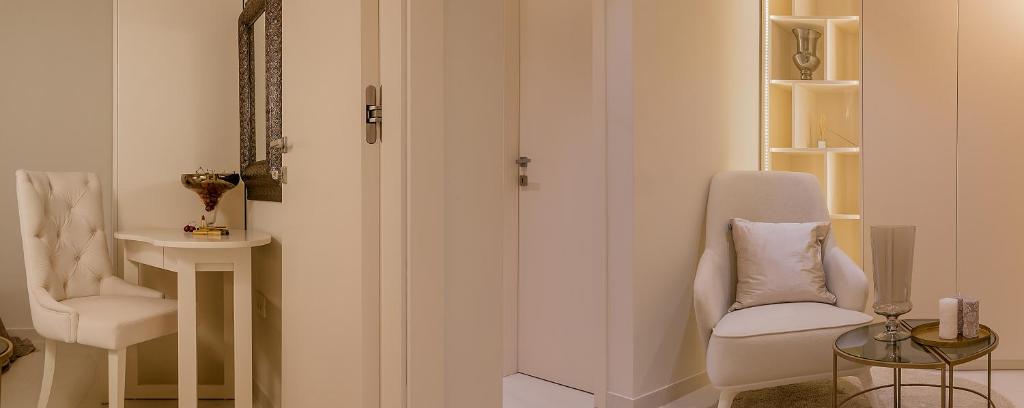 Posezení v ubytování LevelUp Apartment Split