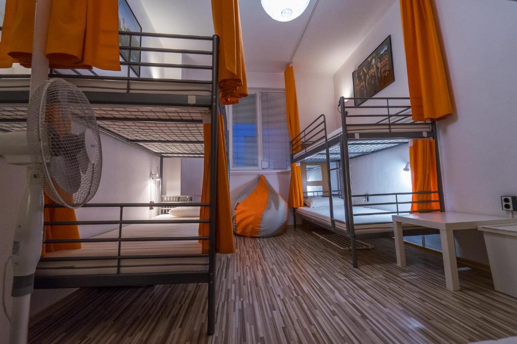 Postel nebo postele na pokoji v ubytování Pijama Hostel