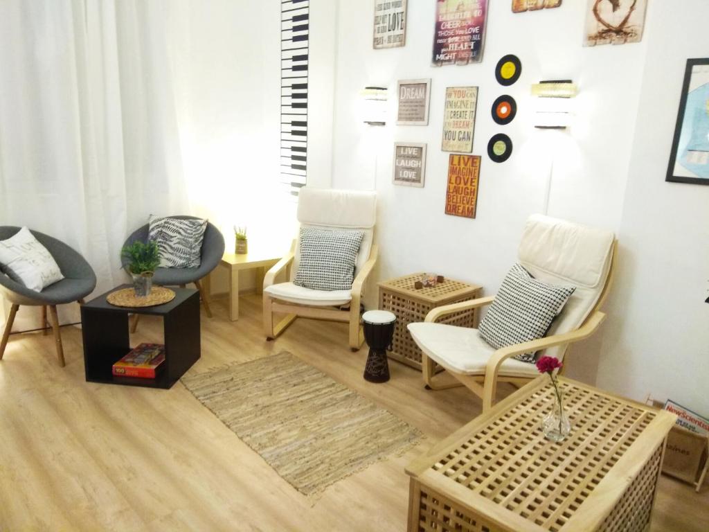 Posezení v ubytování Pijama Hostel