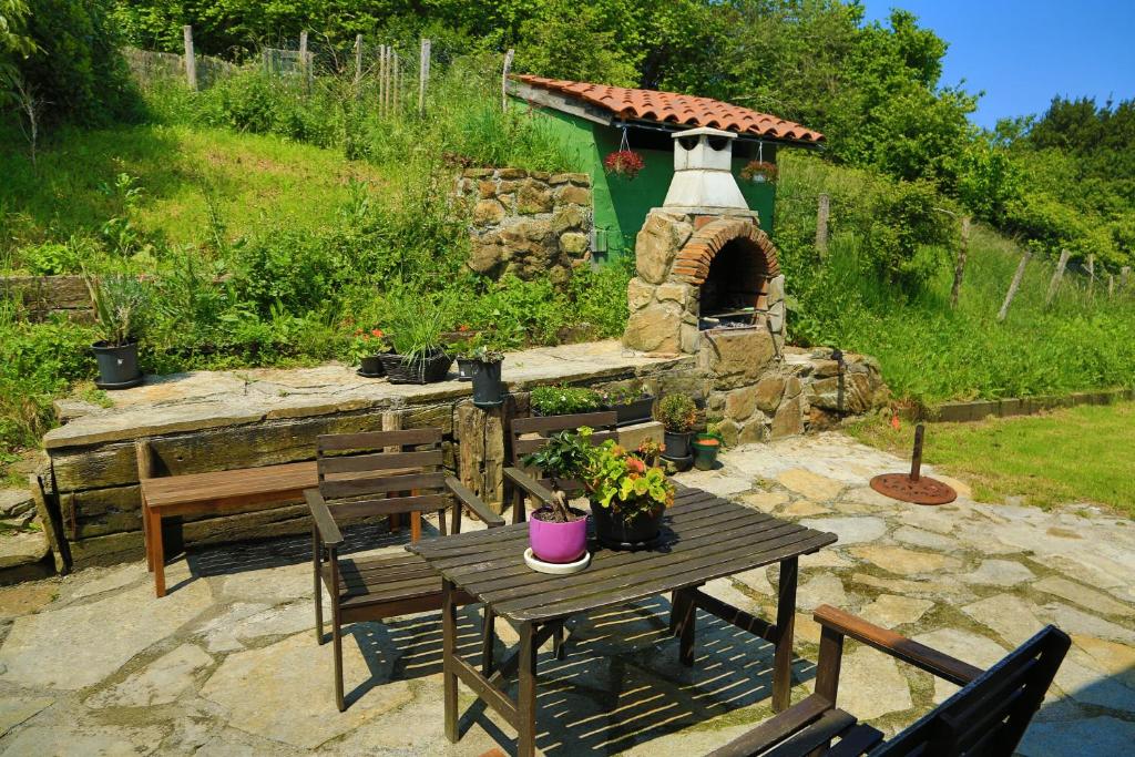 Zahrada ubytování Alojamiento Rural Goierri