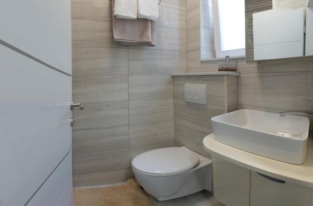 Koupelna v ubytování Apartment & Room Split Lea