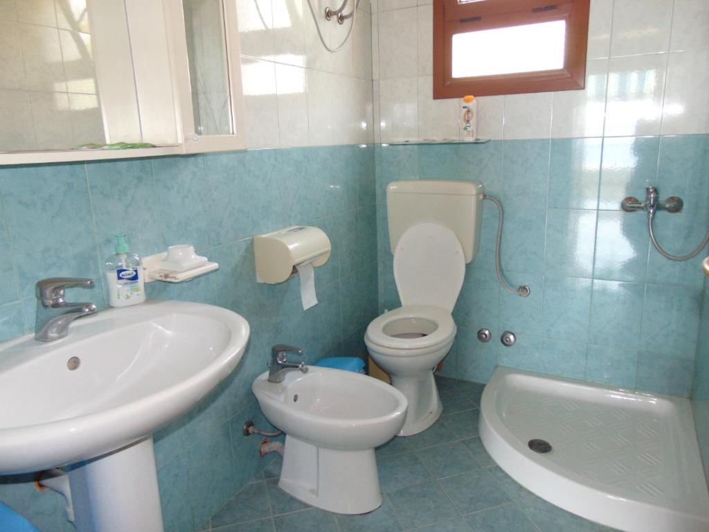 Koupelna v ubytování Residence Jazoj
