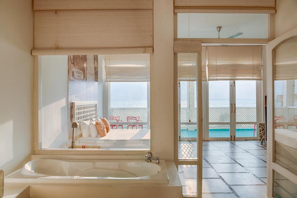 Koupelna v ubytování Hotel J Negombo