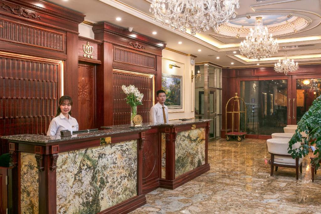 Vstupní hala nebo recepce v ubytování Royal St Hanoi Hotel