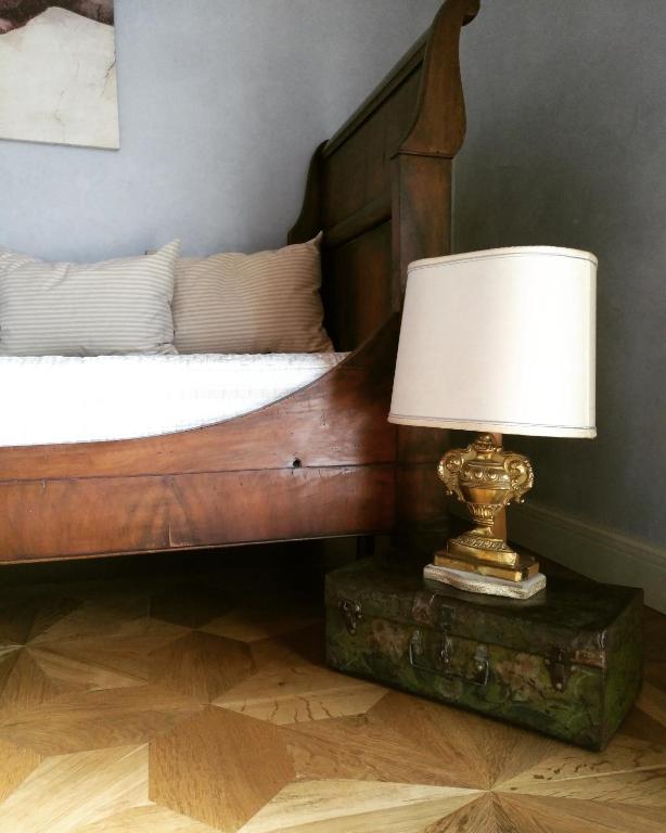 Letto o letti in una camera di B&B Dimora Delle Donnole Bergamo Alta
