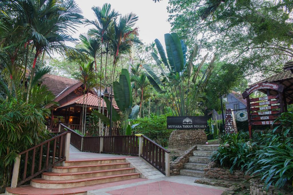 Zahrada ubytování Mutiara Taman Negara