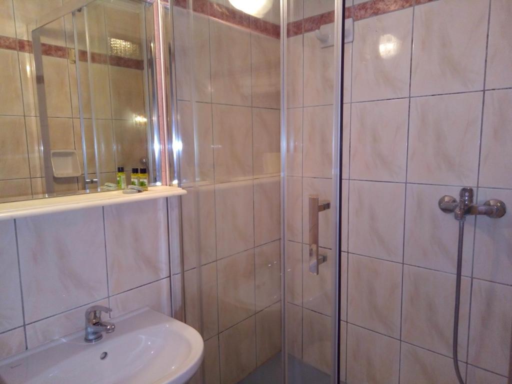 Kúpeľňa v ubytovaní Zappion Hotel