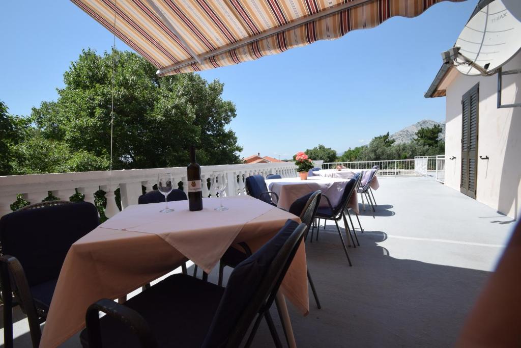 Balkón nebo terasa v ubytování Guest house Podgorje
