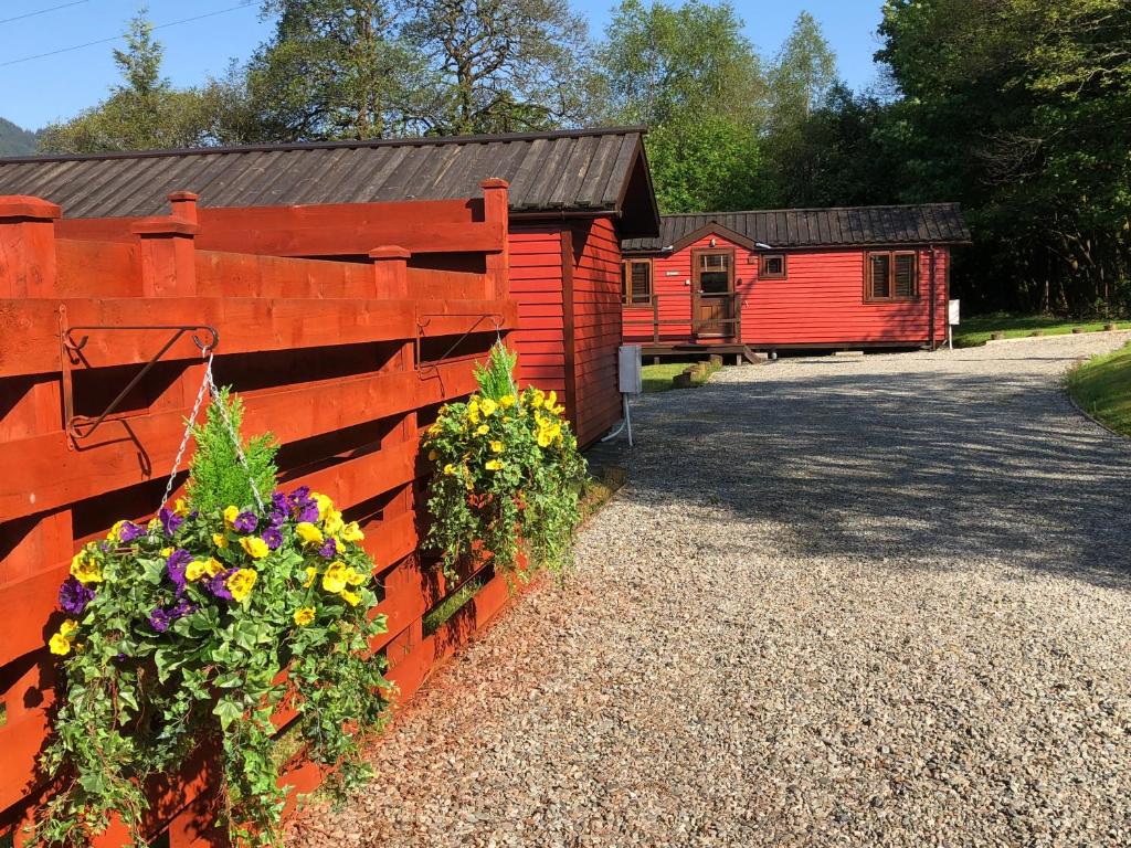 Zahrada ubytování Rashfield Sheilings - Riverside Lodges, by Pucks Glen, Dunoon