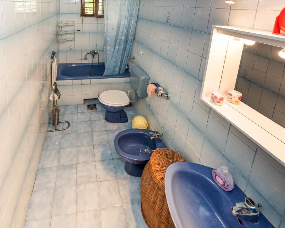 Kúpeľňa v ubytovaní apartman Dag