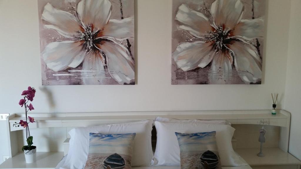 Een zitgedeelte bij Cabà Holiday Bardolino Gritti