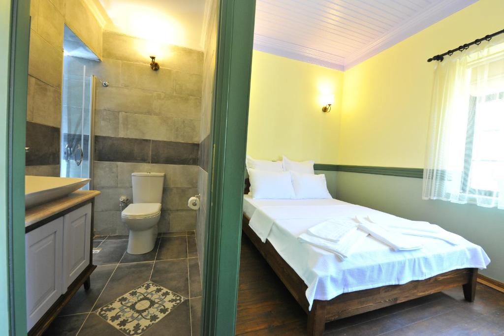 Koupelna v ubytování Petrino Gökçeada Hotel&Kitchen