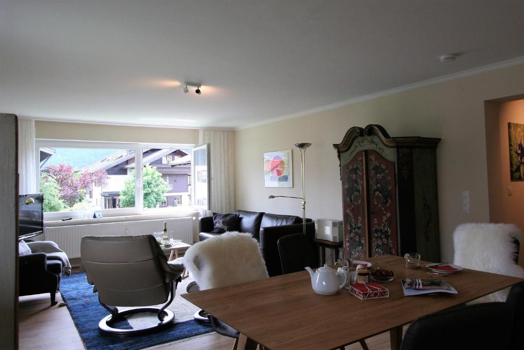 Posezení v ubytování Alpenflair Ferienwohnungen Whg 305