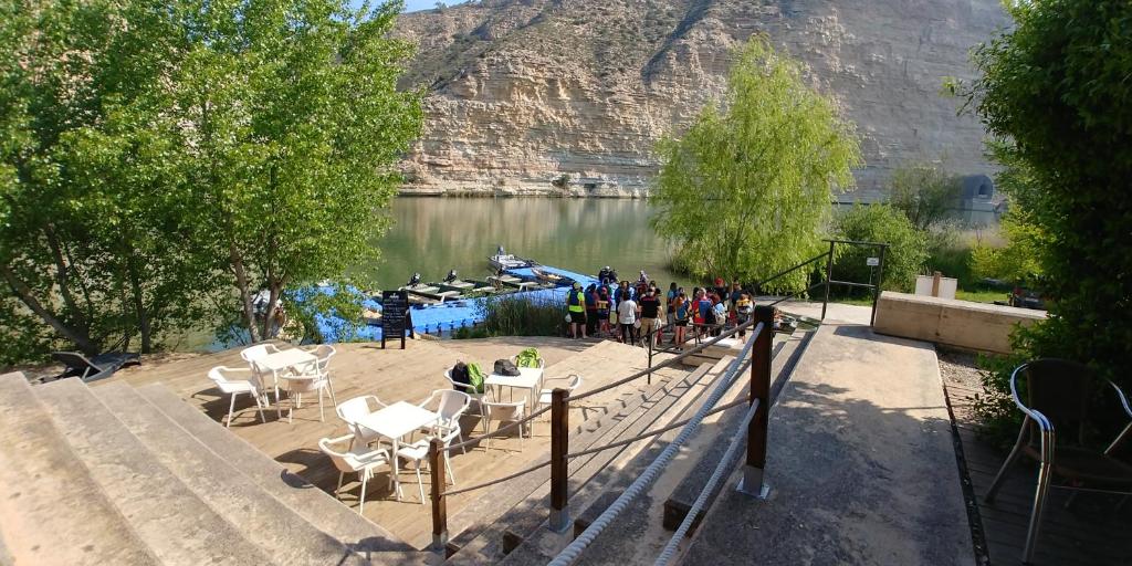 Paisaje cerca de este camping
