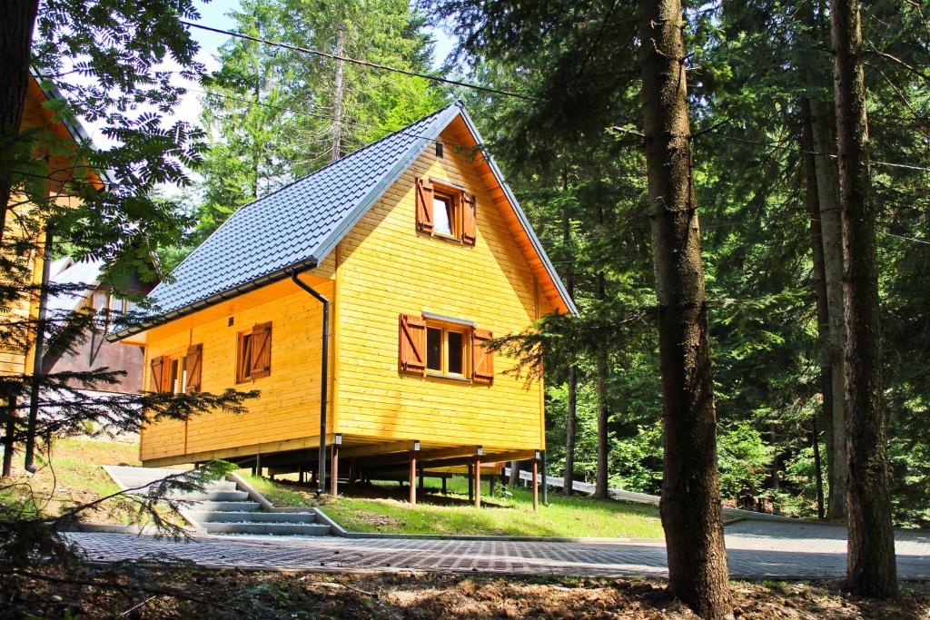 Budynek, w którym mieści się hostel