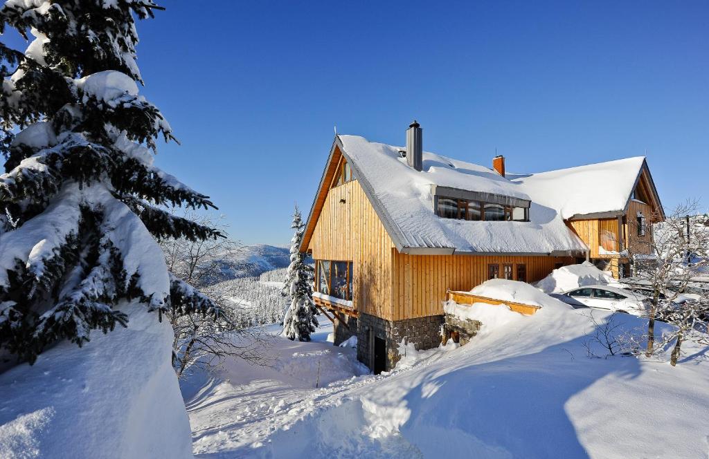 Resort Sv. František - Josefova Bouda om vinteren