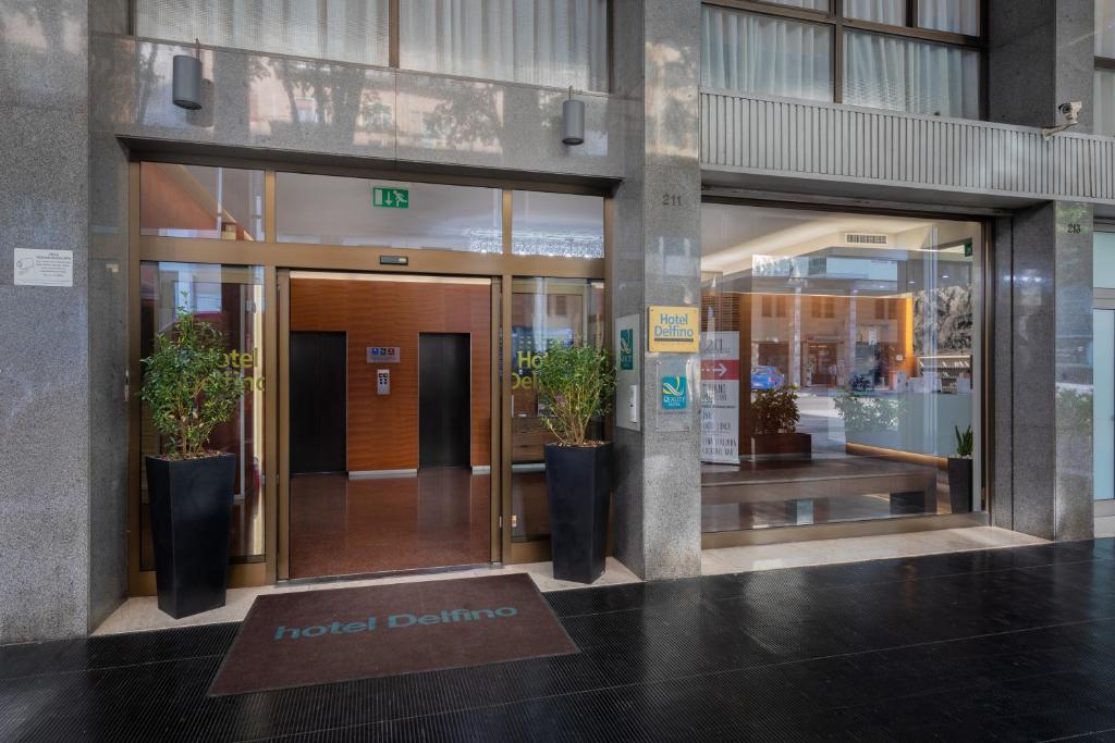 Lobby alebo recepcia v ubytovaní Hotel Delfino Venezia Mestre