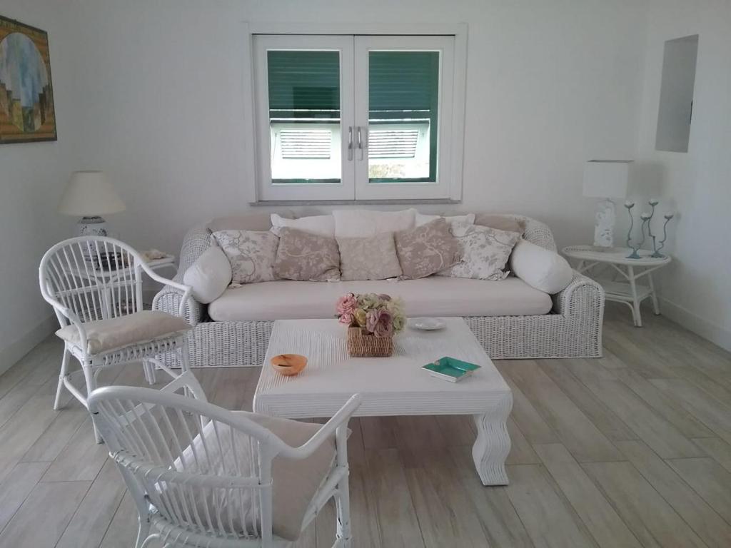 Posezení v ubytování Villa Biancaluna