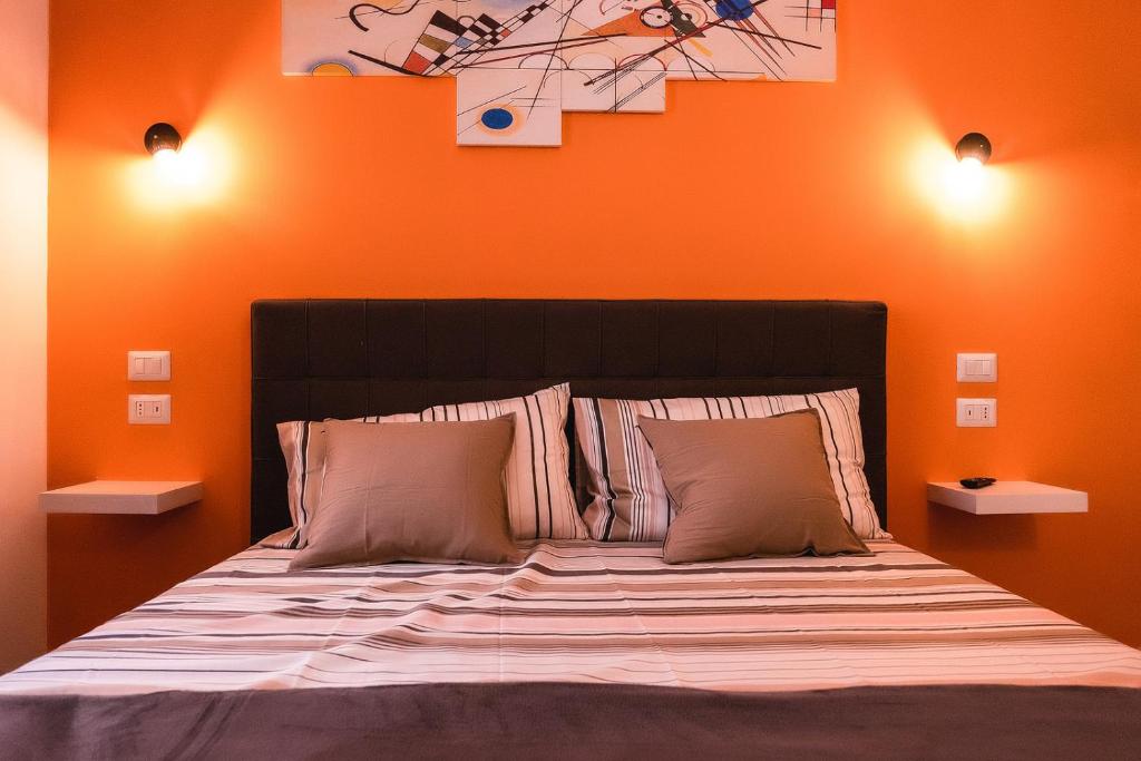 Letto o letti in una camera di Roma Centrale Fidelis