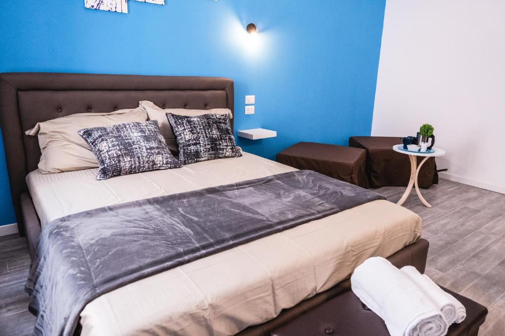 Letto o letti in una camera di Roma Centrale Fidelis