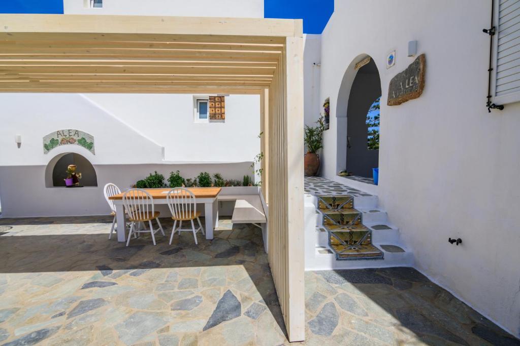Patio nebo venkovní prostory v ubytování Alea Apartments
