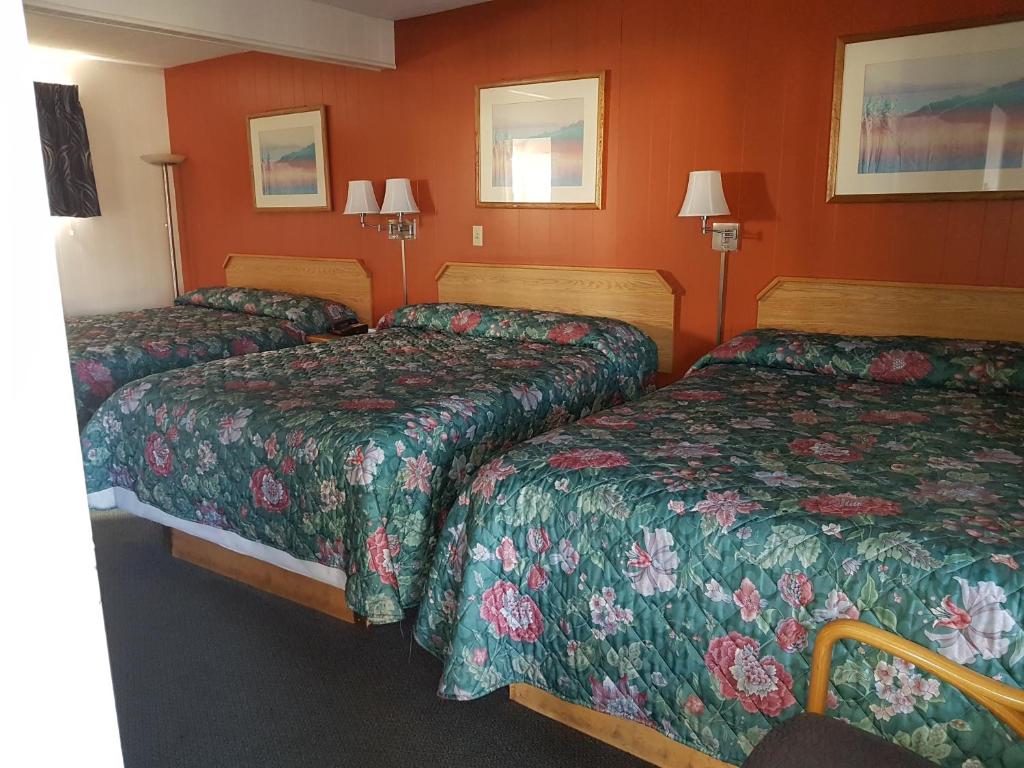 Postel nebo postele na pokoji v ubytování Townhouse Motel