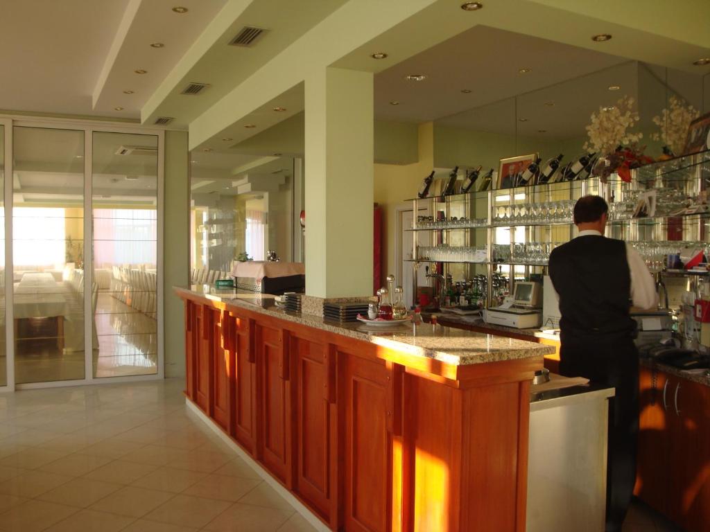 Lounge nebo bar v ubytování Motel Janković
