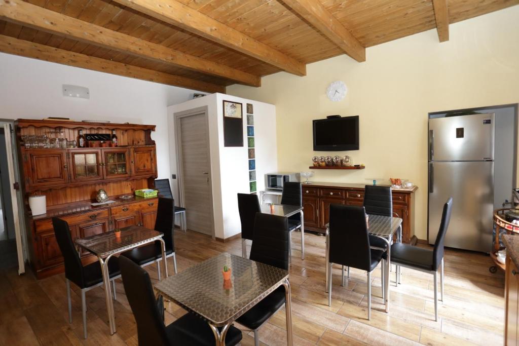 Kuchyň nebo kuchyňský kout v ubytování B&B L'Antico Portico