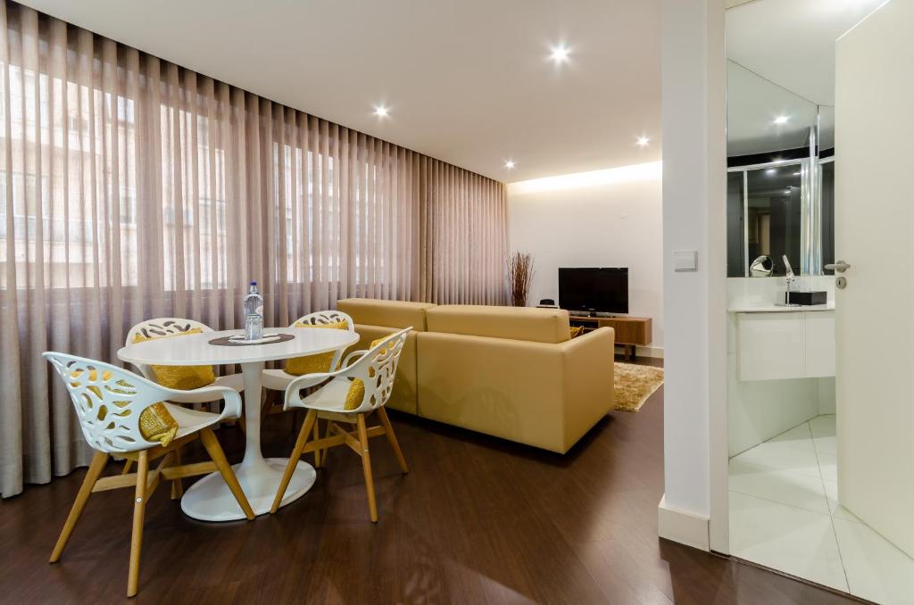 Posezení v ubytování Lisbon Avenue Marquês - Luxury Apart