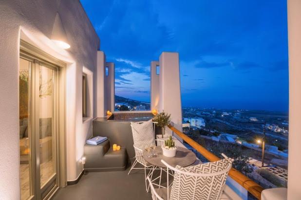Balkón nebo terasa v ubytování Nectarios Villa - Studios & Suites Adults Only