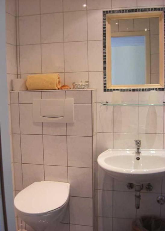 Koupelna v ubytování Hotel Mariahilf München