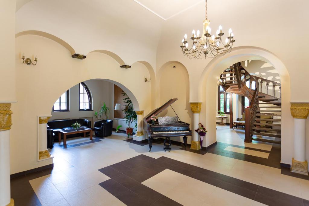 Posezení v ubytování Casa Danielescu