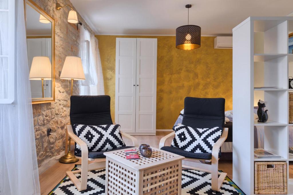 Posezení v ubytování Luxury Apartment Fabris